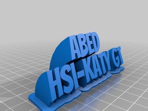 abed ofis özelleştirilmiş 3d print model - Mito3D