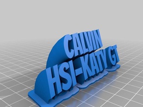 calvin ofis özelleştirilmiş 3d print model - Mito3D