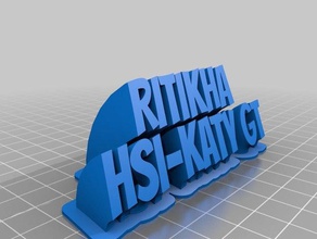 ritikha ofis özelleştirilmiş 3d print model - Mito3D