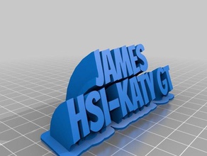 james office personalizado 3d print model - Mito3D