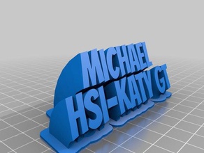 michael office kundengebundene 3d print model - Mito3D