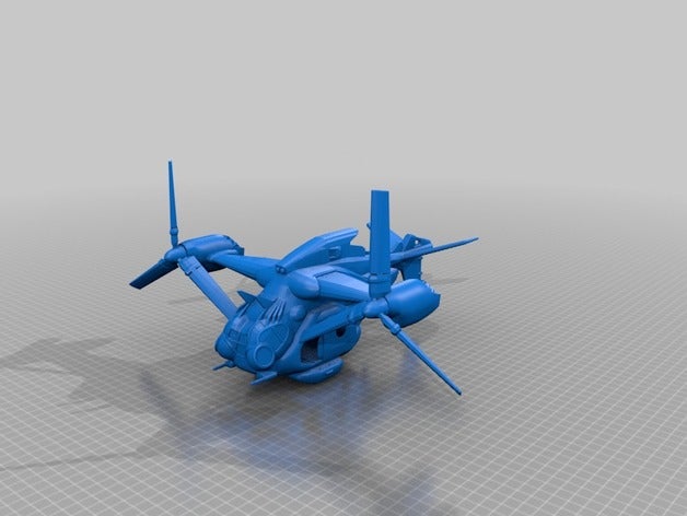 fallout 4 - vertibird vb-01 vehículos bethesda games la hermandad de acero 3 veritbird 3D print model - Mito3D