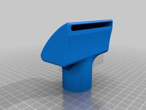shopvac grande puissance d'aspiration suceur plat outils pièce jointe 3d print model - Mito3D