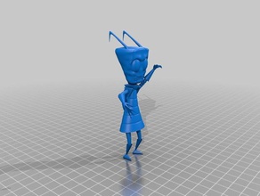 invader zim creatures alien aliens doom 3d print model - Mito3D