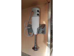 zauberstab halter kitchen & dining halterung handmixer haushalt holder kueche mixer staender stand tool 3d print model - Mito3D