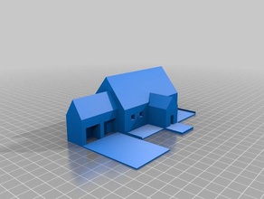 big fancy house 3d printing 3d print model - Mito3D