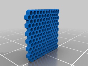 honeycomb 1mm pore 3d-drucken 3d print model - Mito3D