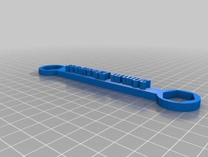 20 mm llave La impresión en 3d de las pruebas 3d print model - Mito3D