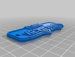 kann relaxlah Schlüsselanhänger kundengebundene 3d print model - Mito3D