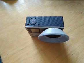gopro protector de lente la cámara 3d print model - Mito3D