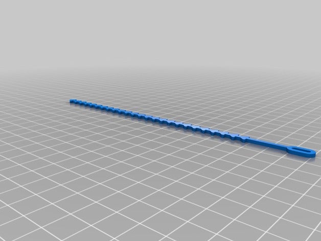 anpassbare Kabelbinder organizer-Tasche Versiegelung Gurt - Organisation Tasche clip Kabel-management flexibel Waschbecken Schlange tpu 3D print model - Mito3D