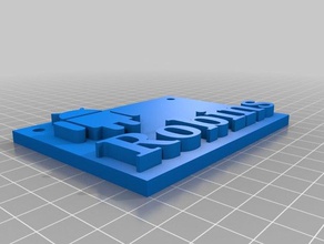 robin android name plaque 3d printing 3d print model - Mito3D