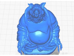 ululato del lupo mannaro buddha w artigli mitologia collezione sculture il busto remix statua i lupi mannari 3d print model - Mito3D