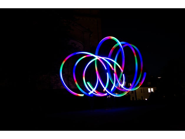 rgb-led poi case diy arduino led pointer rgb spinnner toy 3D print model - Mito3D