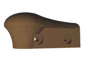 walther lgr - compresión de la manija del brazo v2 las piezas repuesto luftgewehr 3d print model - Mito3D