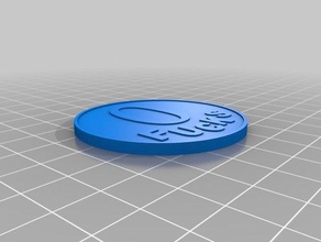 zero fs coin coins & badges coworker edc fun gag gift joke makerbotdigitizer work 3d print model - Mito3D