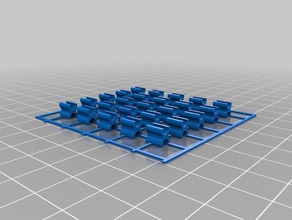vários conectores de pinos kbricks brinquedos construção estacas 3d print model - Mito3D