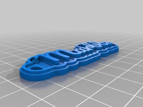 marble keychains customized 3d print model - Mito3D