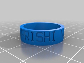 meine angepasste ring Ringe kundengebundene 3d print model - Mito3D