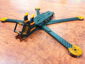 fr10 quadcopter quadro r c veículos gato morto fpv fr7 a gopro de longo alcance sessão tbs 3d print model - Mito3D