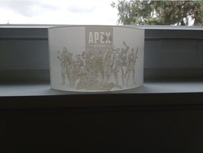 apex lithophane Schilder & logos apex-Legende Legenden 3d print model - Mito3D