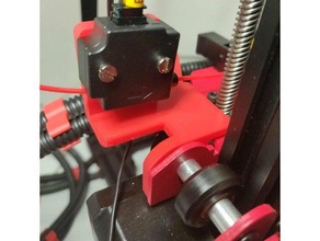 remix alfawise u20 filament runout mounting bracket 3d printer parts plus cr-10 creality 3d print model - Mito3D
