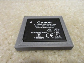 batteria della macchina fotografica titolare la fotocamera canon 3d print model - Mito3D