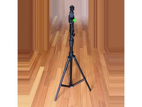 lâmpada tripé gopro montagem câmera a em 3d print model - Mito3D