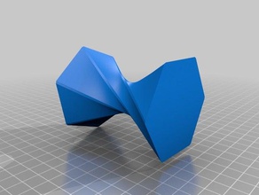 más giro hex florero decoración 3d print model - Mito3D