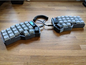 corne teclado hipro caso equipo mecánico de 3d print model - Mito3D