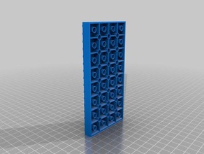 plaque lego paisse 8x16 L'impression 3d de la 3d print model - Mito3D