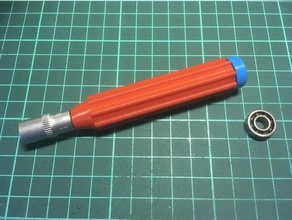 hex key hexagon bearing stop hand tools keychain 3d print model - Mito3D