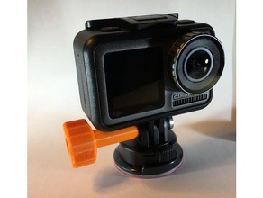 dji osmo action knob long camera 3d print model - Mito3D