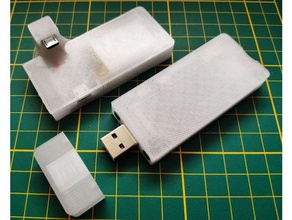 raspberry pi cero usb dongle caso de la batería equipo lipo portable w 3d print model - Mito3D