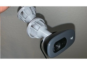 logitech c270 flexible webcam mont Imprimante 3d accessoires octoprint 3d print model - Mito3D