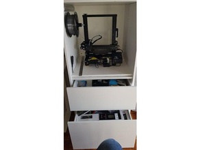 ikea new bookcase ender 3 two beast furniture glass door drawers 0 sound 3d printers 3d print model - Mito3D