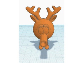 rudolph red nose q bert toys & games 3d print model - Mito3D