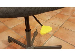ikea bleckberget paddle office chair swivel 3d print model - Mito3D