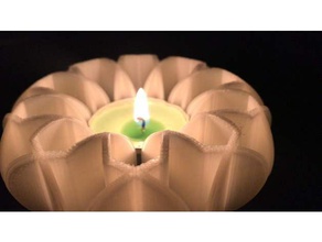 candle holder decor 3d print model - Mito3D