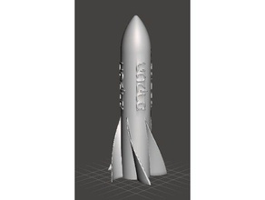 foguete modelos diy 3d print model - Mito3D