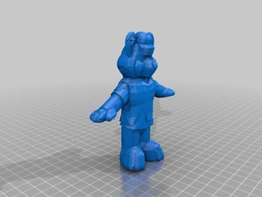 chuck e cheese figure 3d printing 3d print model - Mito3D