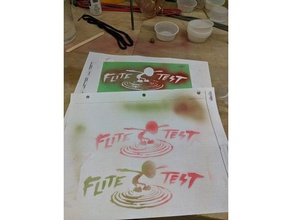 flite test logo stencil 2d art flitetest stencils 3d print model - Mito3D