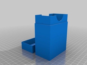 deck box 40 mm thick games customized 3d print model - Mito3D