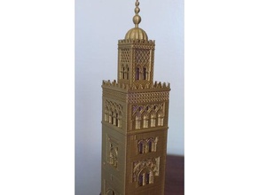 koutoubia marraquexe, marrocos edifícios e estruturas 3d print model - Mito3D