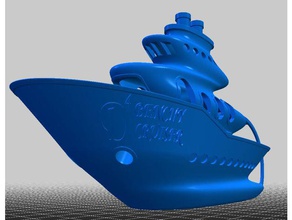 d4 benchy cruiser L'impression 3d imprimante de test jouet 3d print model - Mito3D
