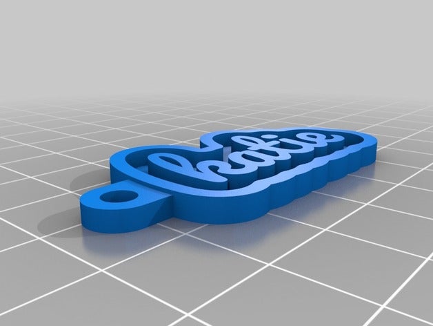 kat keychains customized 3D print model - Mito3D