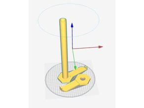 filament Halter universal 3d-drucken filament-Halter spool holder spool-Halter 3d print model - Mito3D