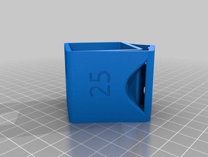 25 20 dereceye oturum nd filtre monte edin 3d baskı 3d print model - Mito3D