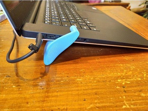 compact laptop stand computer dell desk portable raiser xps 3d print model - Mito3D