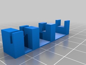retraction test miniatures 3d printing tests 3d print model - Mito3D